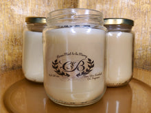 Load image into Gallery viewer, Natural Bees Wax Crackle Candle