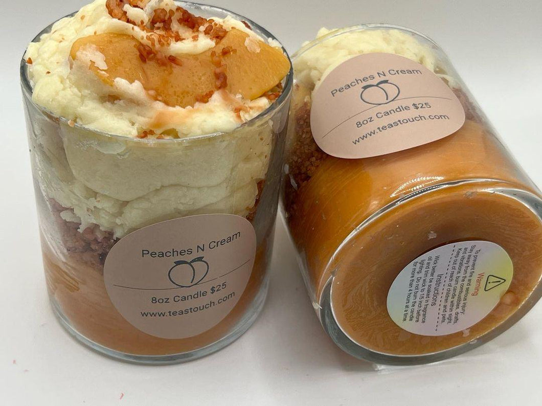 Peaches N Cream Dessert Candle